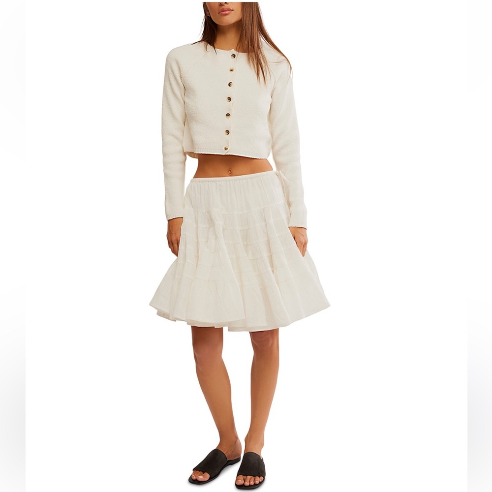 FREE‎ PEOPLE Sydney Shrunken Cardigan, Size SMALL - Picture 5 of 15